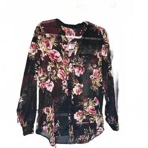 XL Fresh Cut Roses Top & Tank & Earrings